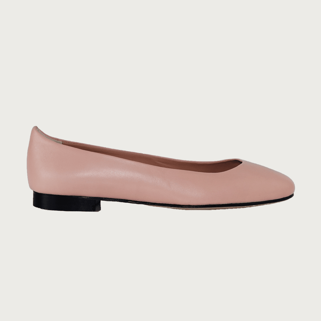 BABY BLUSH LEATHER Flats andreacarrano 