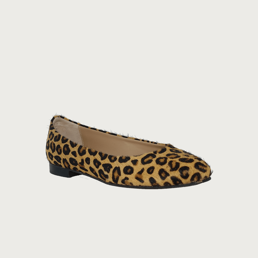BABY LEOPARD CAVALLINO LEATHER Flats andreacarrano