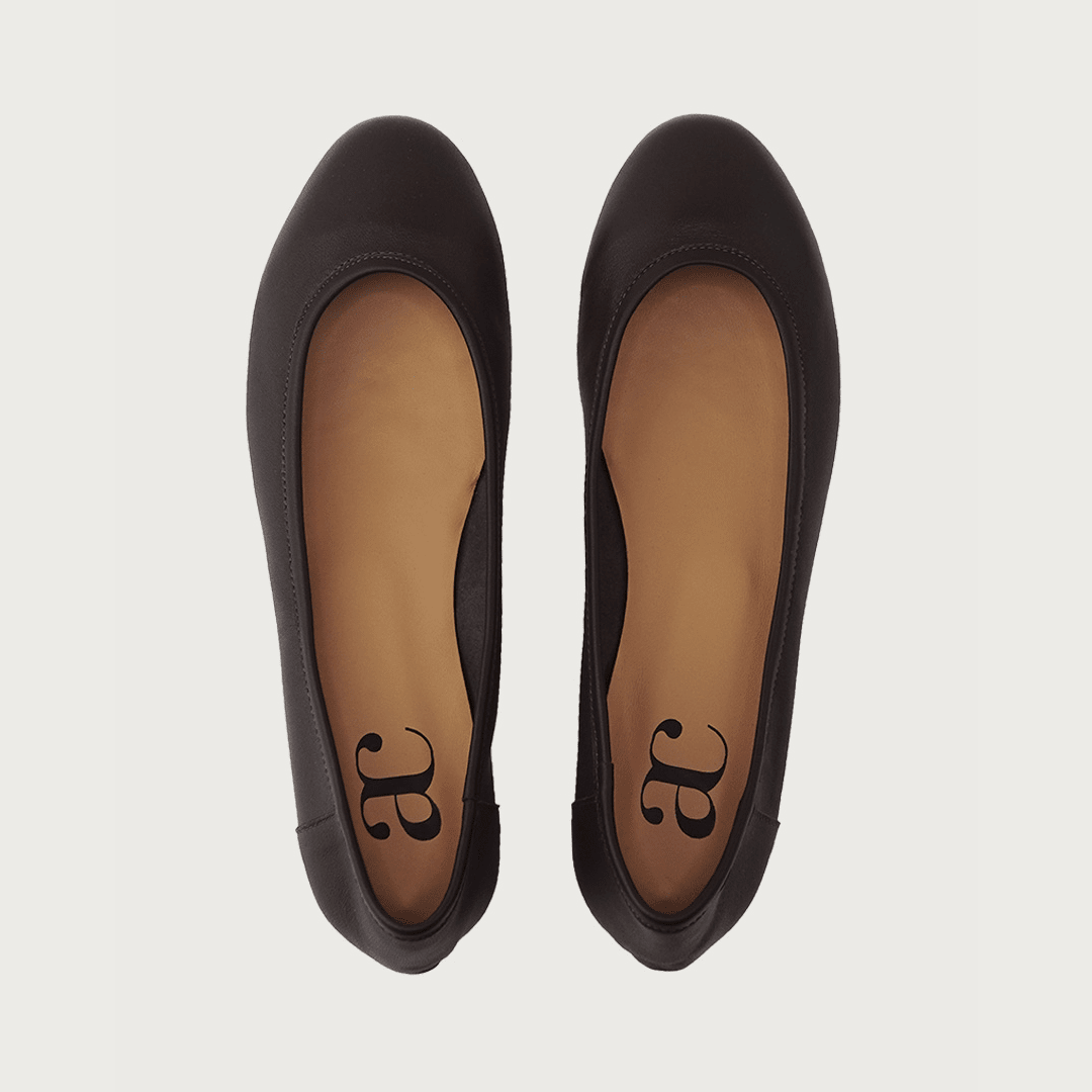 BAMBOLINA DARK BROWN LEATHER andreacarrano