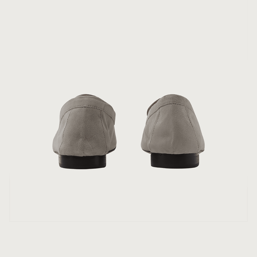 Mare Light Grey moccasins Andrea Carrano
