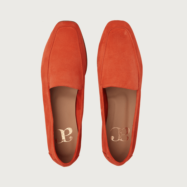スニーカー SAINT LAURENT Fluo Orange Suede Ashe Loafers Saint Laurent Fluo Suede Ashe Loafers in Orange for Men | Lyst