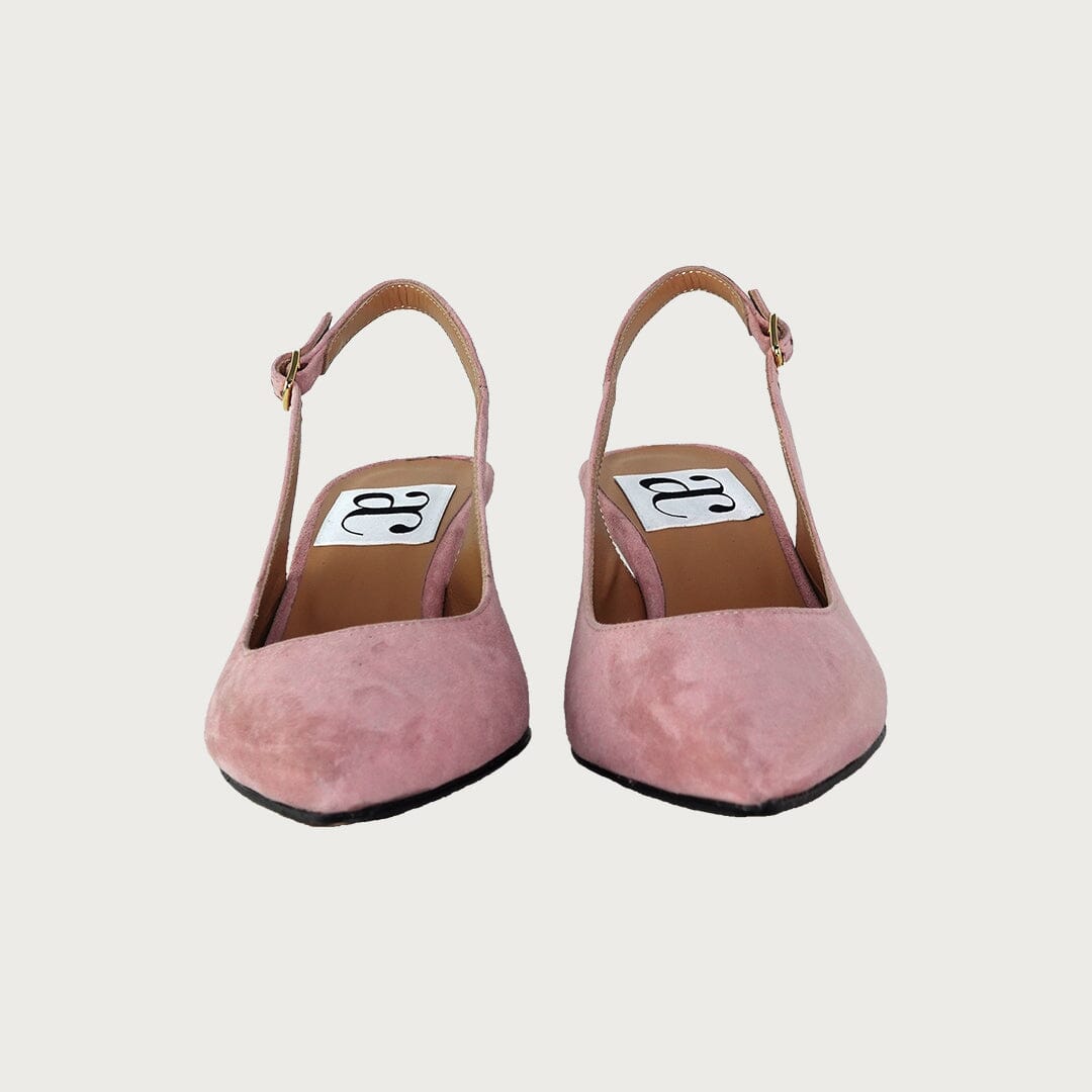 MATILDE BLUSH SUEDE Heels andreacarrano