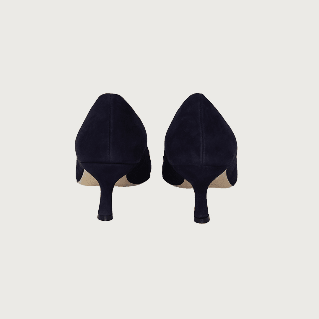 MILK NAVY SUEDE Heels andreacarrano