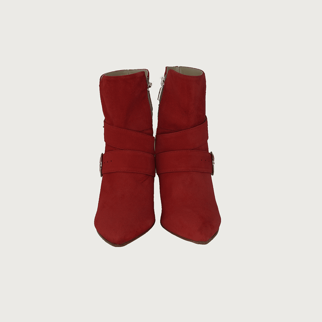 RONDA RED SUEDE boots andreacarrano