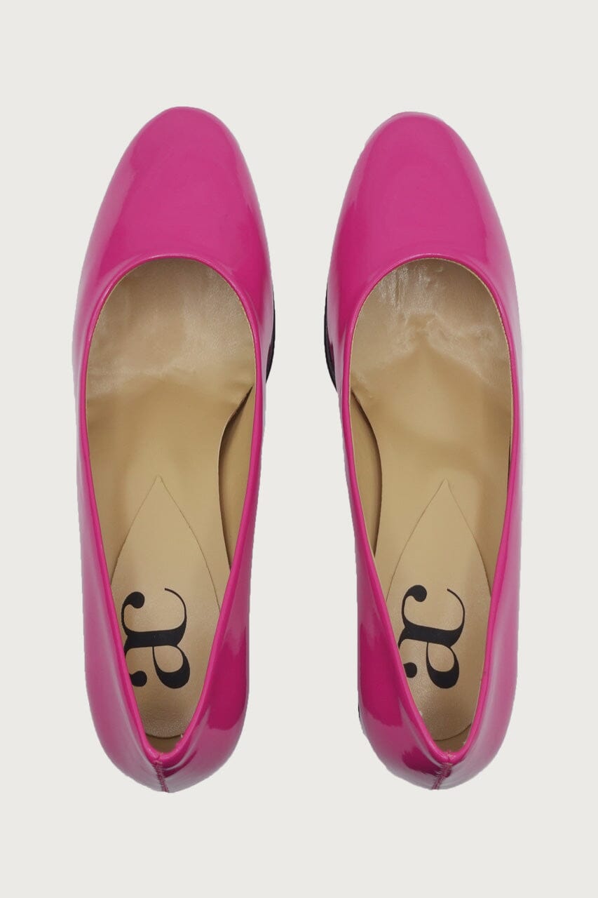 Serena Fuchsia Patent Heels andreacarrano