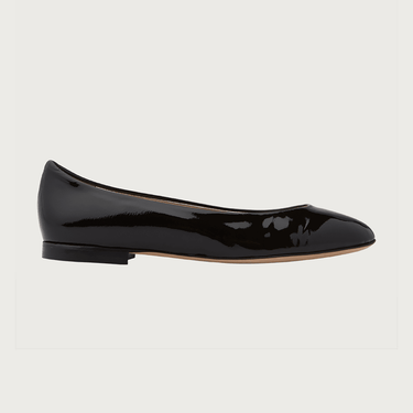 BABY BLACK PATENT Flats andreacarrano 