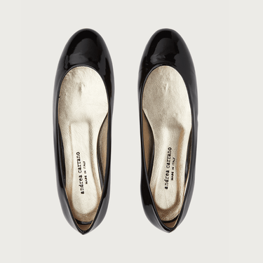 BABY BLACK PATENT Flats andreacarrano 