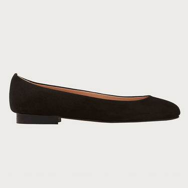 BABY BLACK SUEDE Flats andreacarrano 