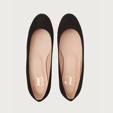 BABY BLACK SUEDE Flats andreacarrano 