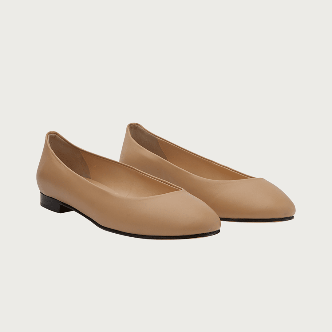 BABY CAMEL LEATHER Flats andreacarrano 