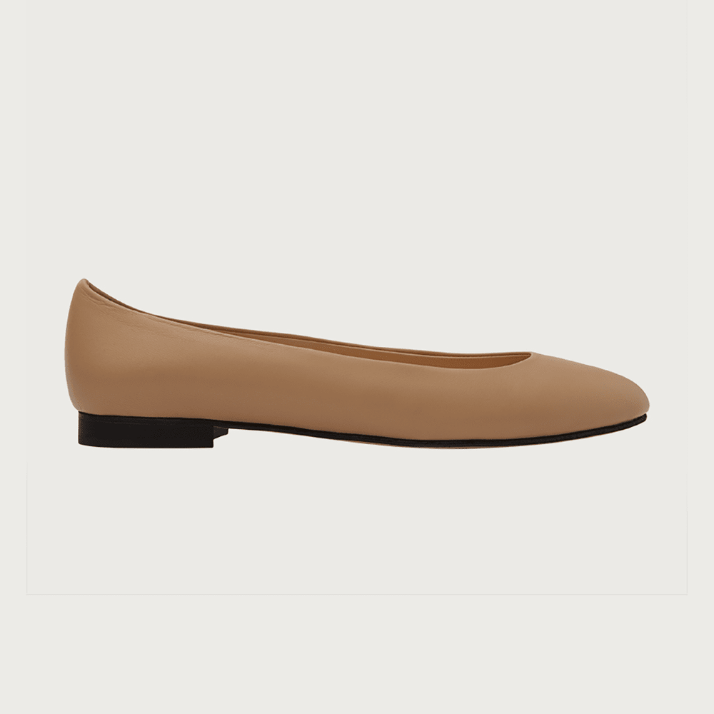 Cheap camel leather flats Outlet Online - Main Image