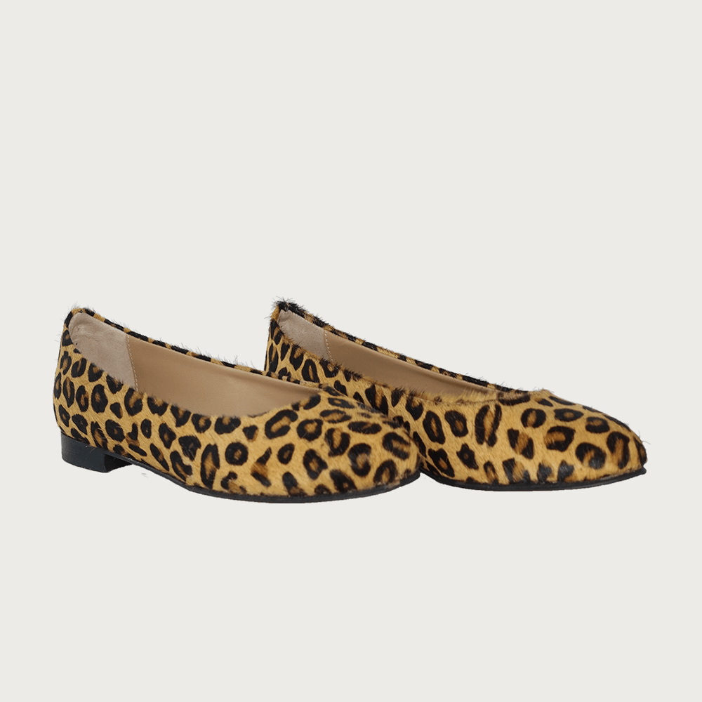 BABY LEOPARD CAVALLINO LEATHER Flats andreacarrano 