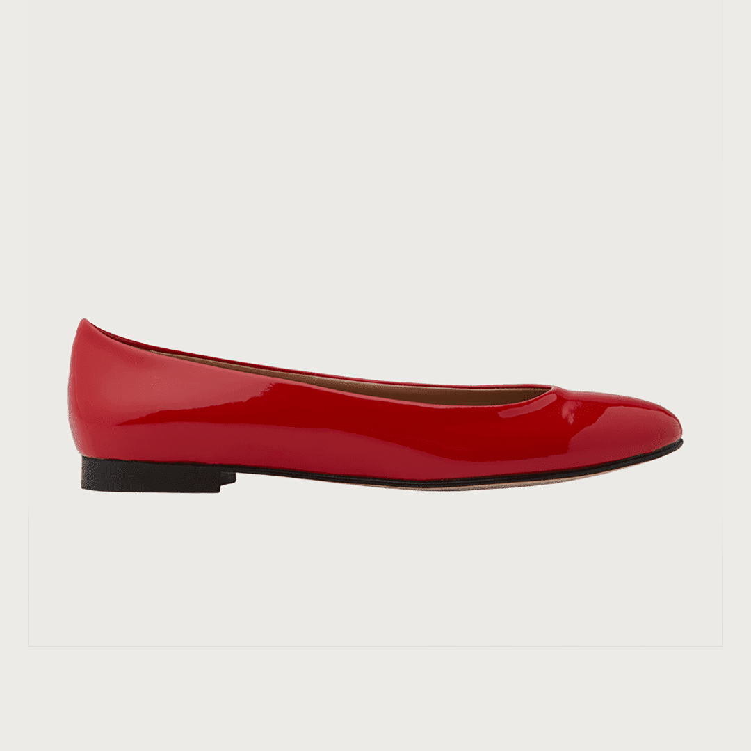 BABY RED PATENT Flats andreacarrano 