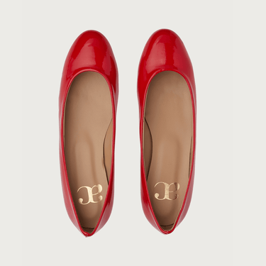 BABY RED PATENT Flats andreacarrano 