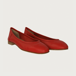 BAMBOLINA CHERRY RED LEATHER andreacarrano 