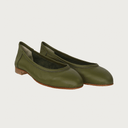 BAMBOLINA MILITARY GREEN LEATHER andreacarrano 