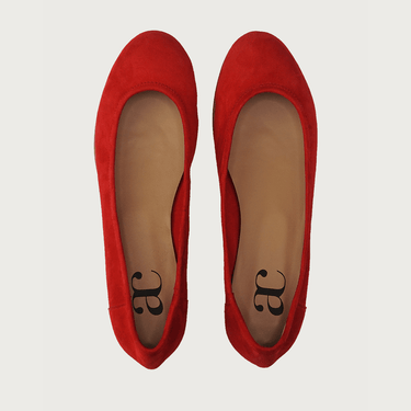 BAMBOLINA RED SUEDE andreacarrano 