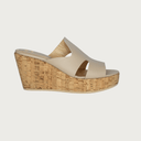 Calamita Soft Cutout Wedge Light Grey Sandal andreacarrano 