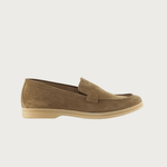 Men's Mocassins Camel Suede men's moccasins Andrea Carrano 