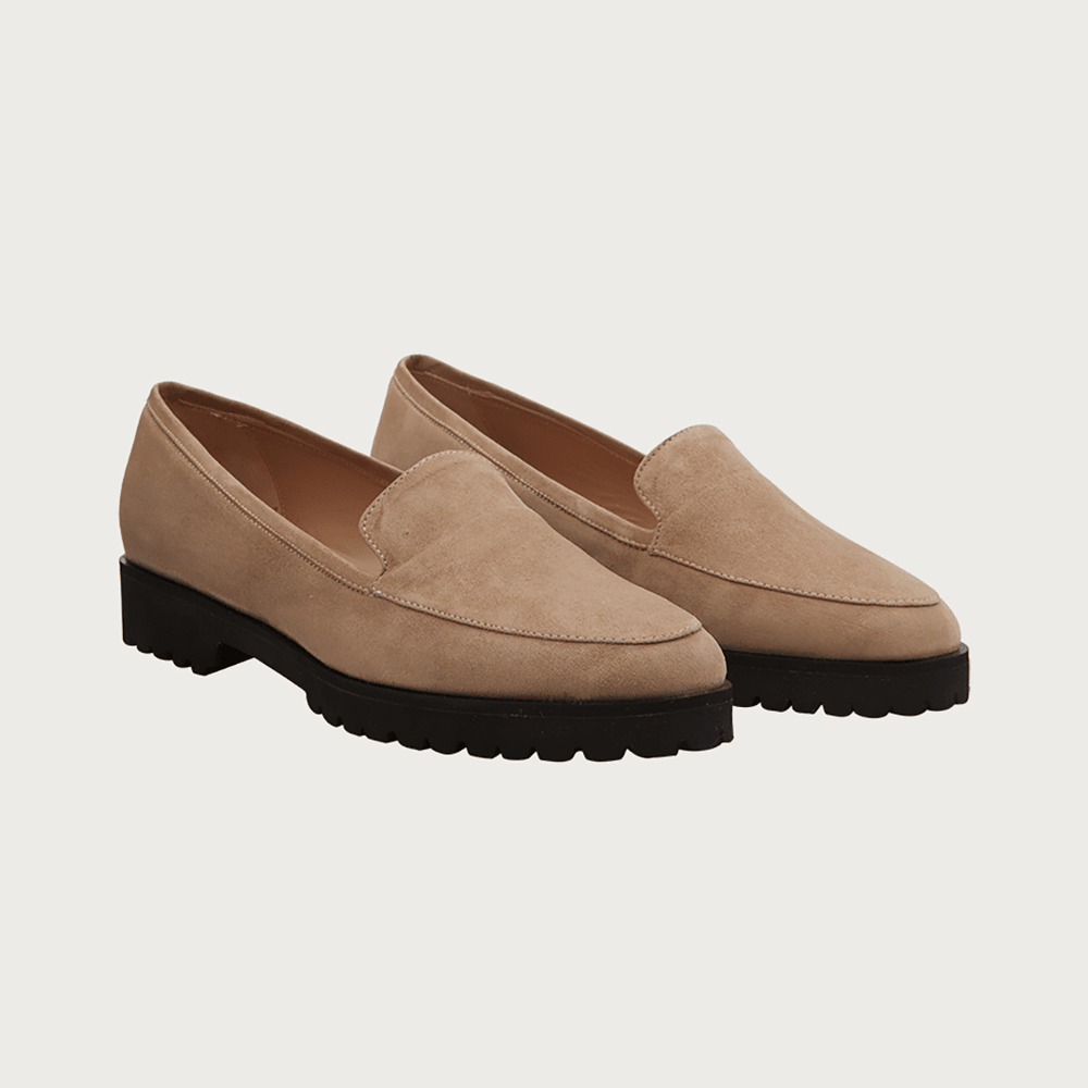 CARRO BEIGE SUEDE Flats andreacarrano 