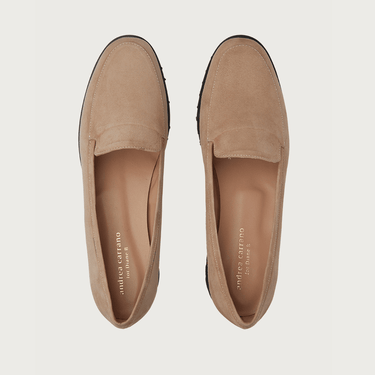 CARRO BEIGE SUEDE Flats andreacarrano 