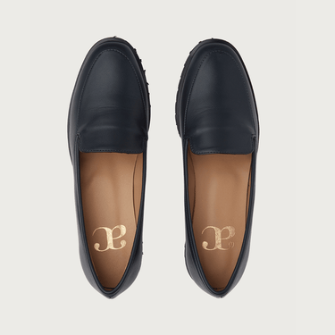 CARRO NAVY LEATHER Flats andreacarrano 