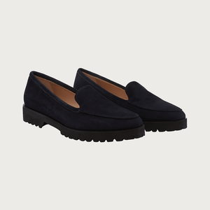 CARRO NAVY SUEDE Flats andreacarrano 