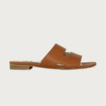 Cindy Cognac Leather Sandal andreacarrano 