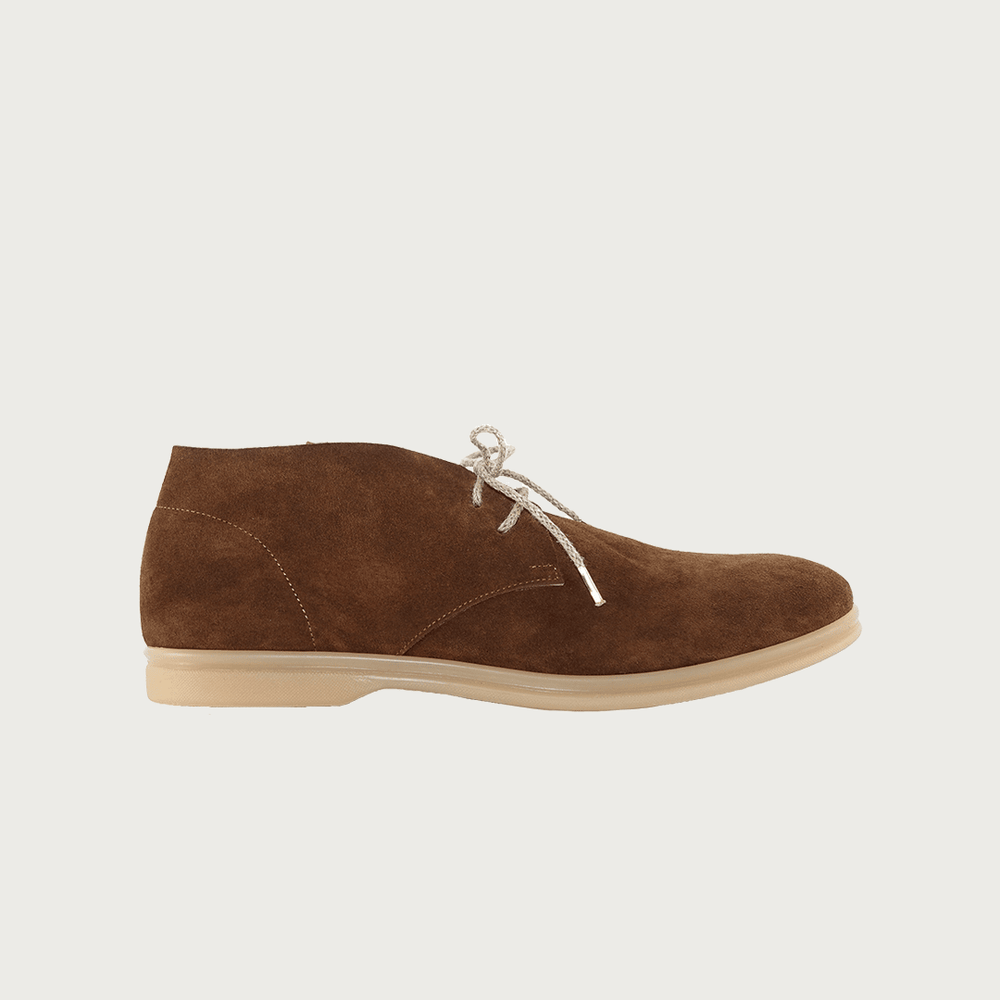 Men's Lace-up Shoes Cognac Suede men's moccasins Andrea Carrano 