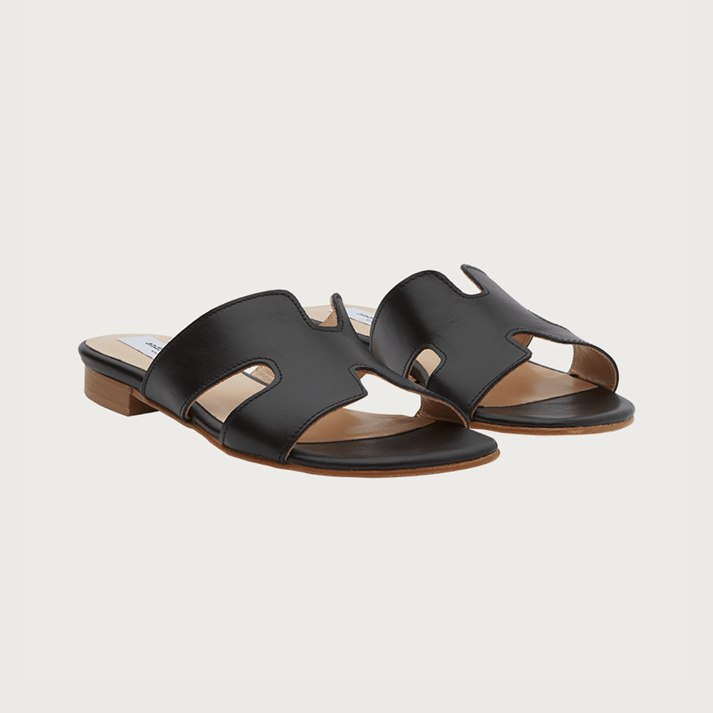 H-SANDAL BLACK NAPPA Sandal andreacarrano 