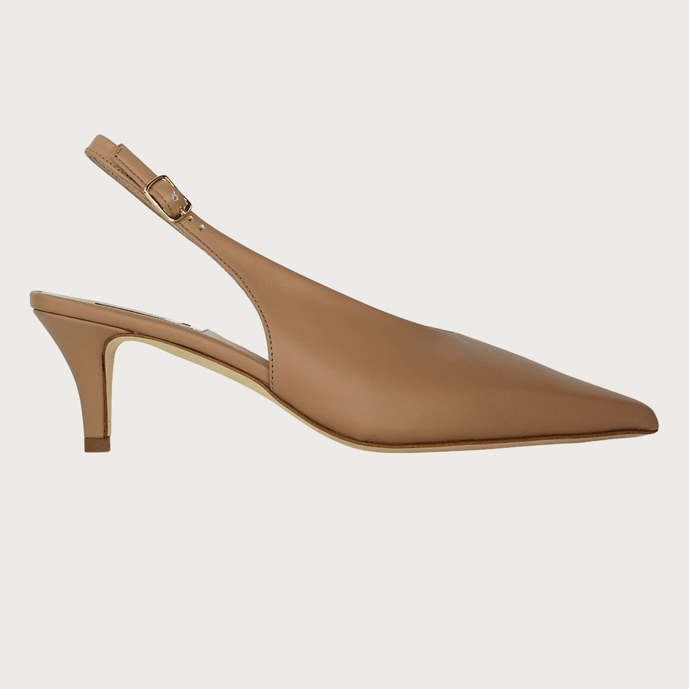 ISABELLA CAMEL LEATHER Heels andreacarrano 