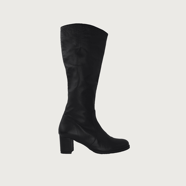 JOHNNY BLACK LEATHER boots andreacarrano 