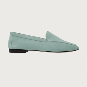 Mare Aqua Green Suede moccasins Andrea Carrano 