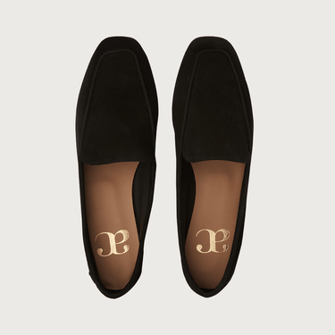 MARE BLACK SUEDE moccasins Andrea Carrano 