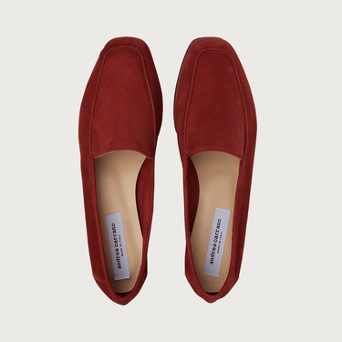 MARE BRICK SUEDE moccasins Andrea Carrano 