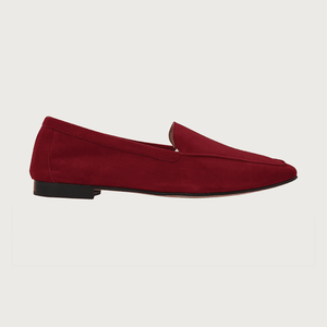 MARE CILIEGIA SUEDE moccasins Andrea Carrano 