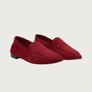 MARE CILIEGIA SUEDE moccasins Andrea Carrano 