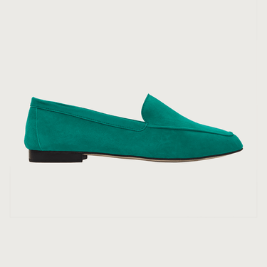 Mare Emerald Green Suede moccasins Andrea Carrano 