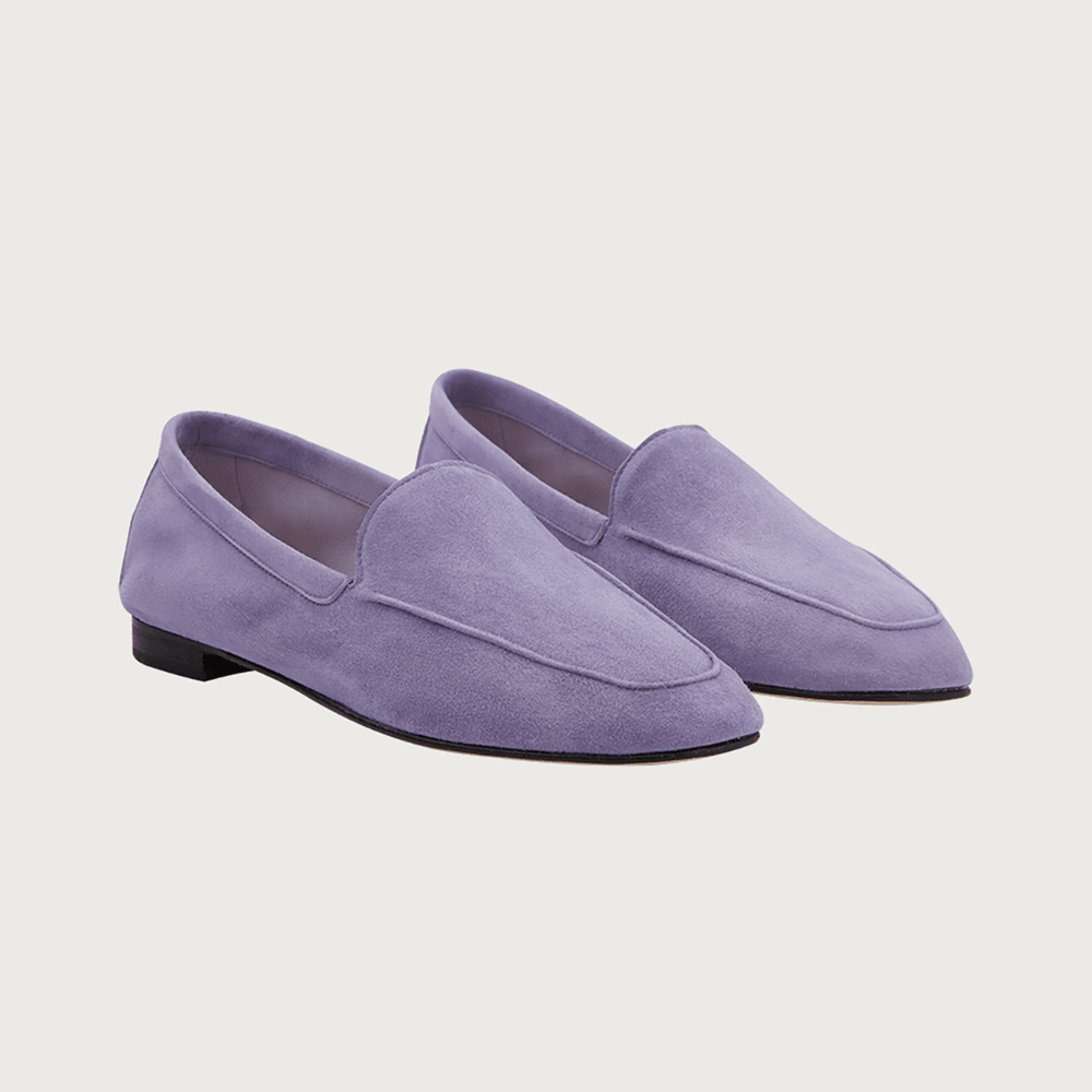 Mare Lavender Suede moccasins Andrea Carrano 