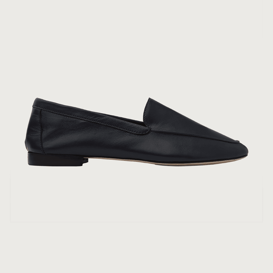 Mare Navy Leather moccasins Andrea Carrano 