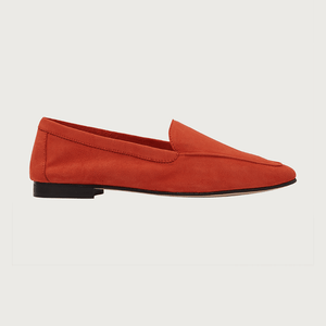 Mare Orange Suede moccasins Andrea Carrano 