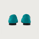 Mare Turquoise Suede moccasins Andrea Carrano 