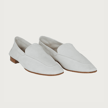 Mare White Suede moccasins Andrea Carrano 