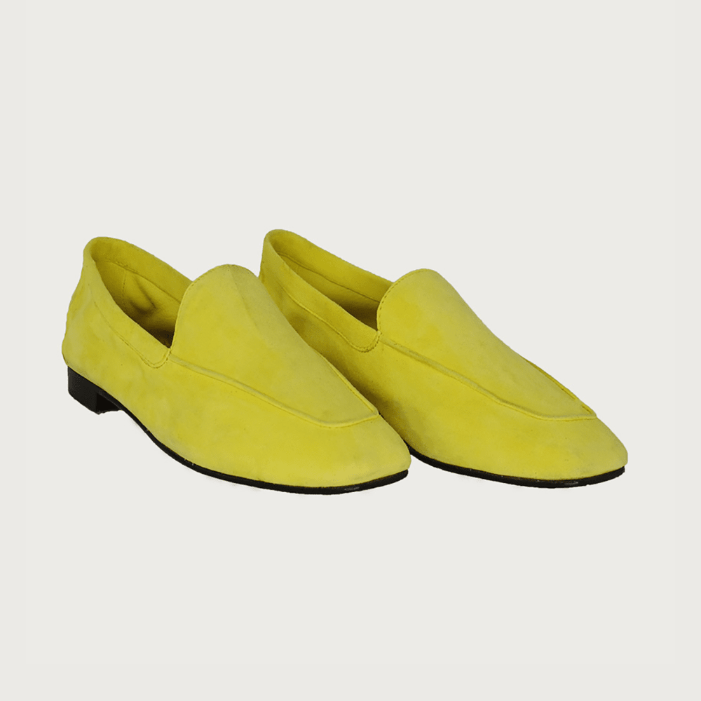 Mare Yellow Suede moccasins Andrea Carrano 