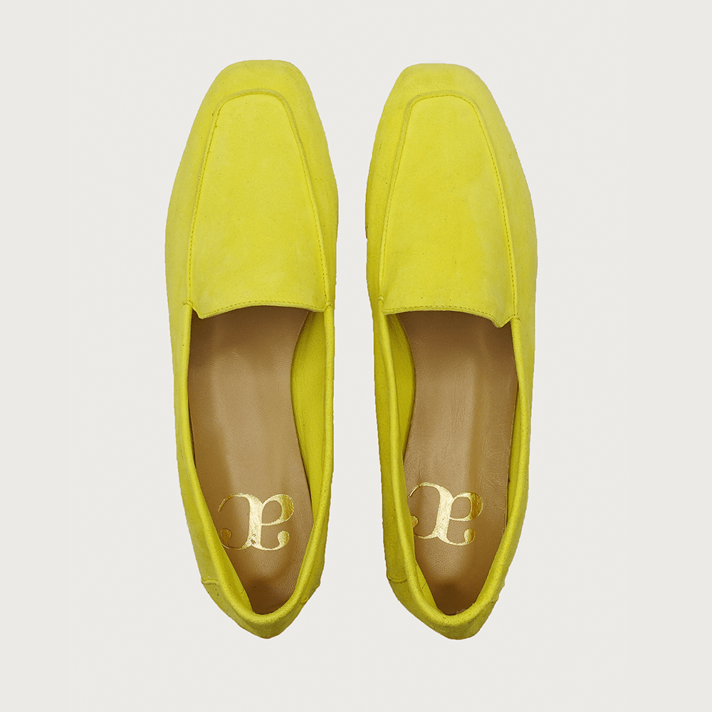 Mare Yellow Suede moccasins Andrea Carrano 