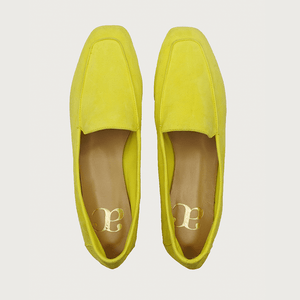 Mare Yellow Suede moccasins Andrea Carrano 