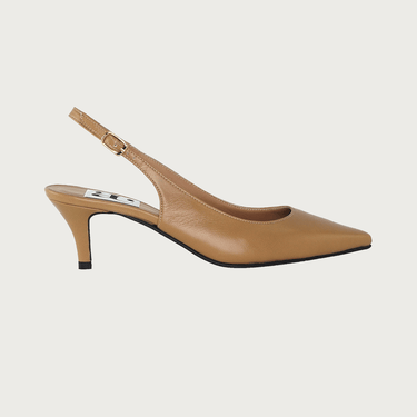 MATILDE CAMEL LEATHER Heels andreacarrano 