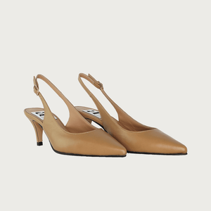 MATILDE CAMEL LEATHER Heels andreacarrano 