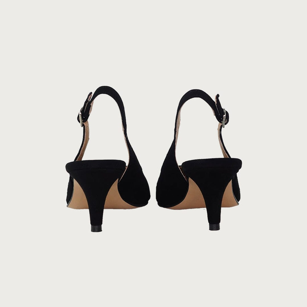 MATILDE BLACK SUEDE Heels andreacarrano 