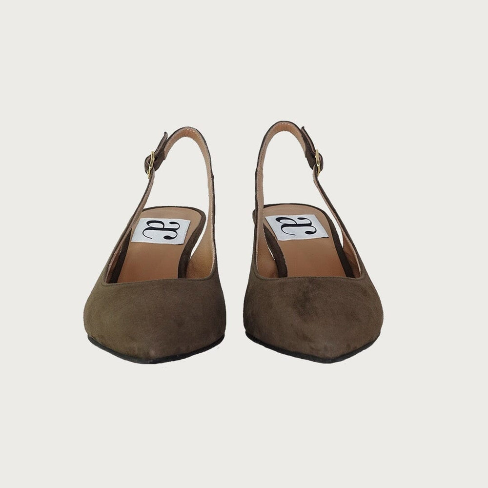 MATILDE TAUPE SUEDE Heels andreacarrano 